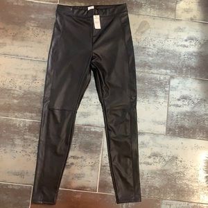 Express Faux Leather black pants